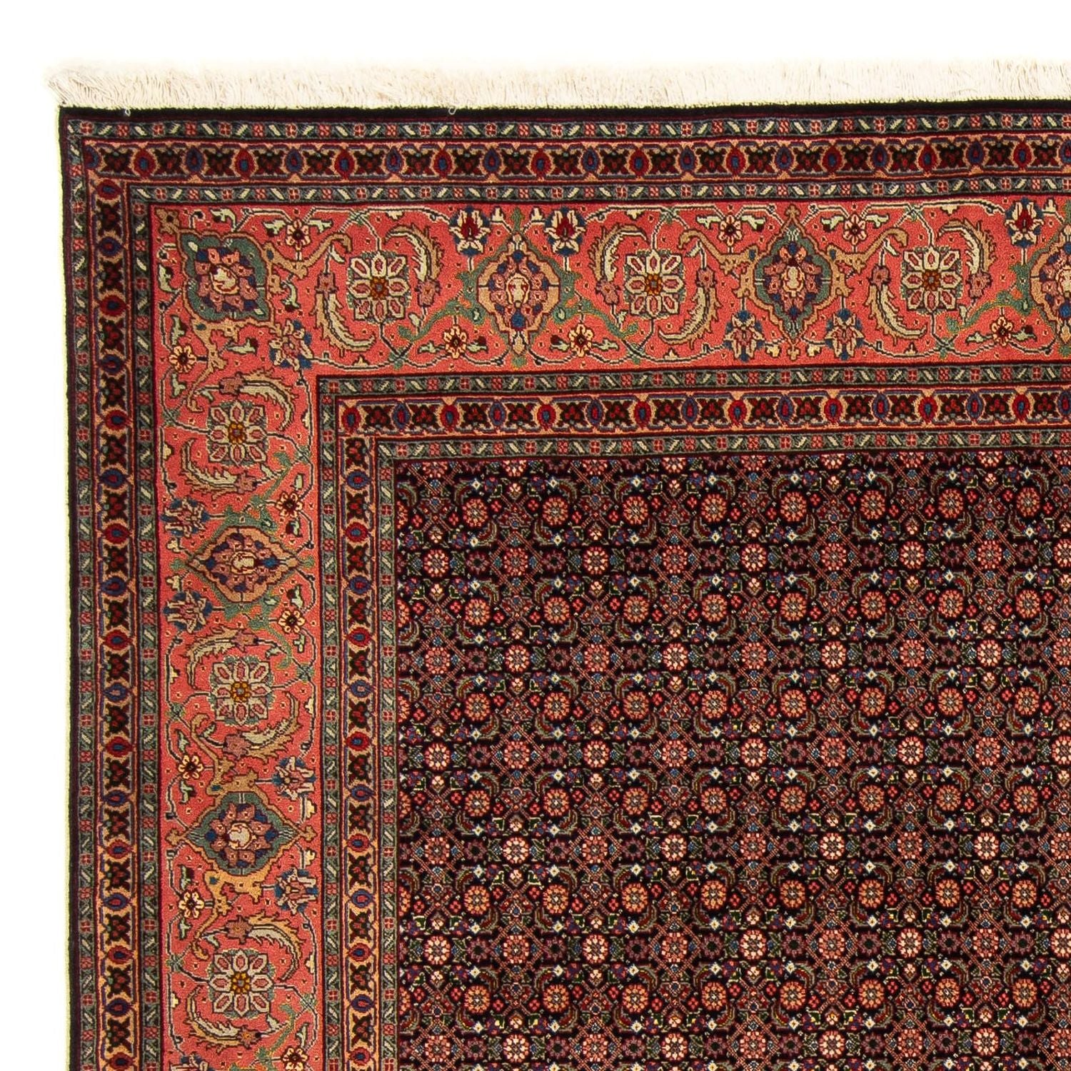Tappeto Persero - Tabriz quadrato  - 200 x 195 cm - blu scuro