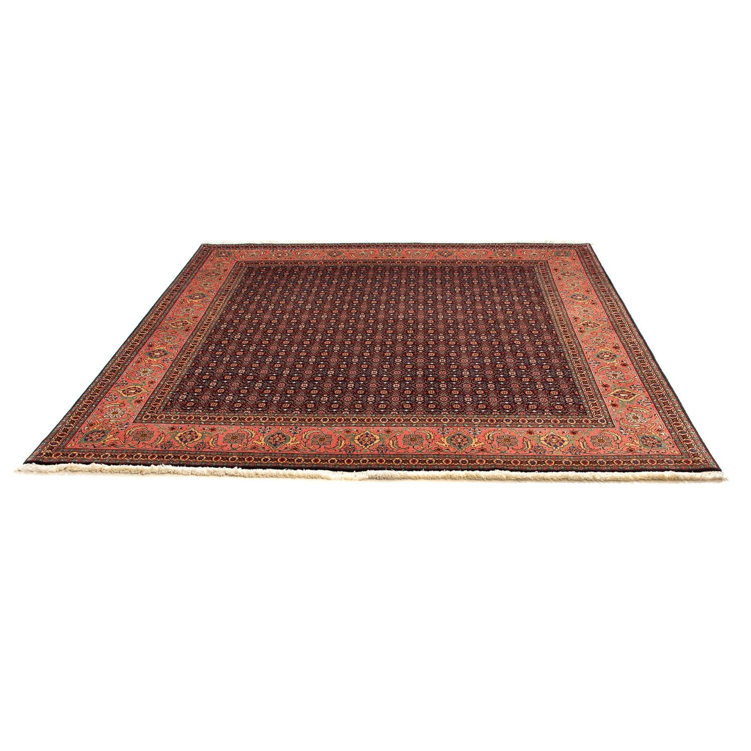 Tappeto Persero - Tabriz quadrato  - 200 x 195 cm - blu scuro