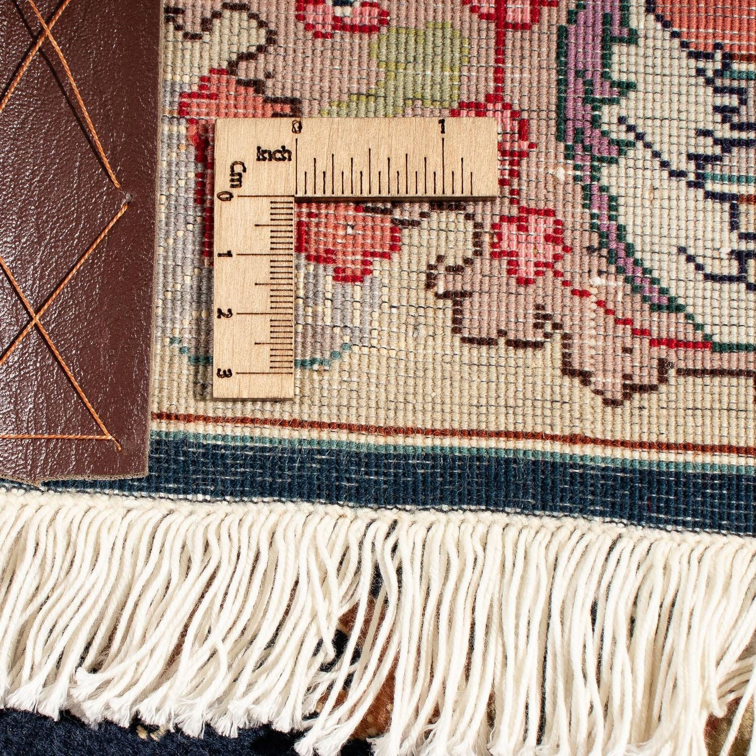 Tappeto Persero - Tabriz - Reale quadrato  - 202 x 202 cm - blu scuro