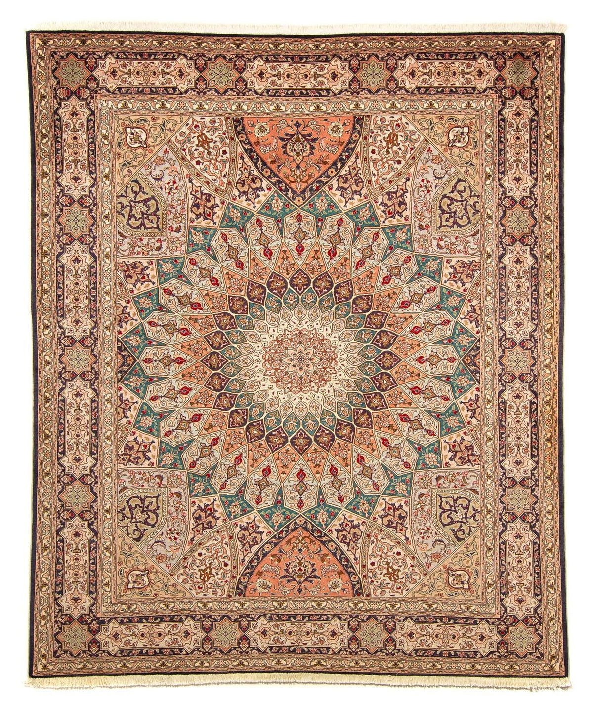 Tappeto Persero - Tabriz - Reale - 258 x 205 cm - multicolore