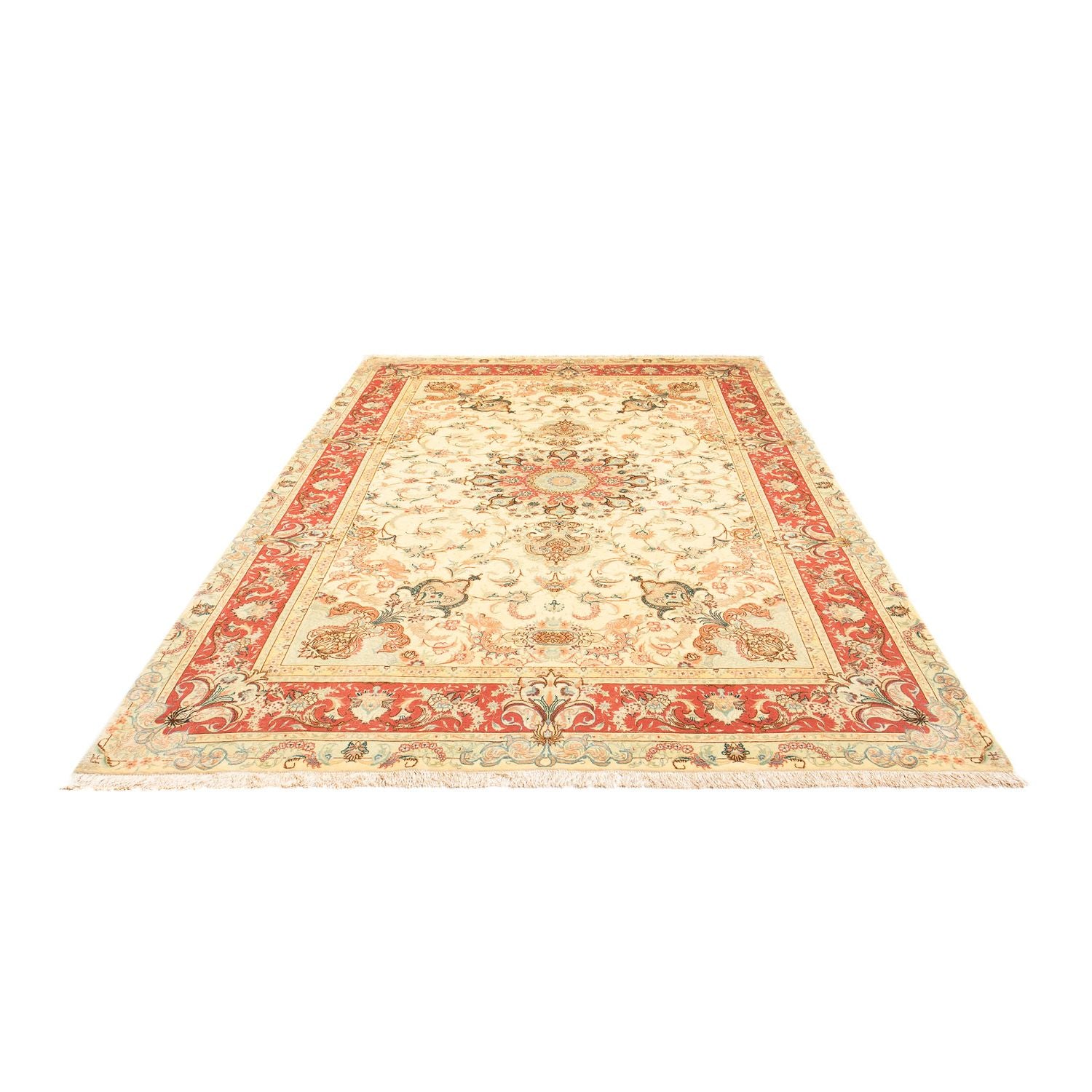 Tappeto Persero - Tabriz - Reale - 307 x 198 cm - beige