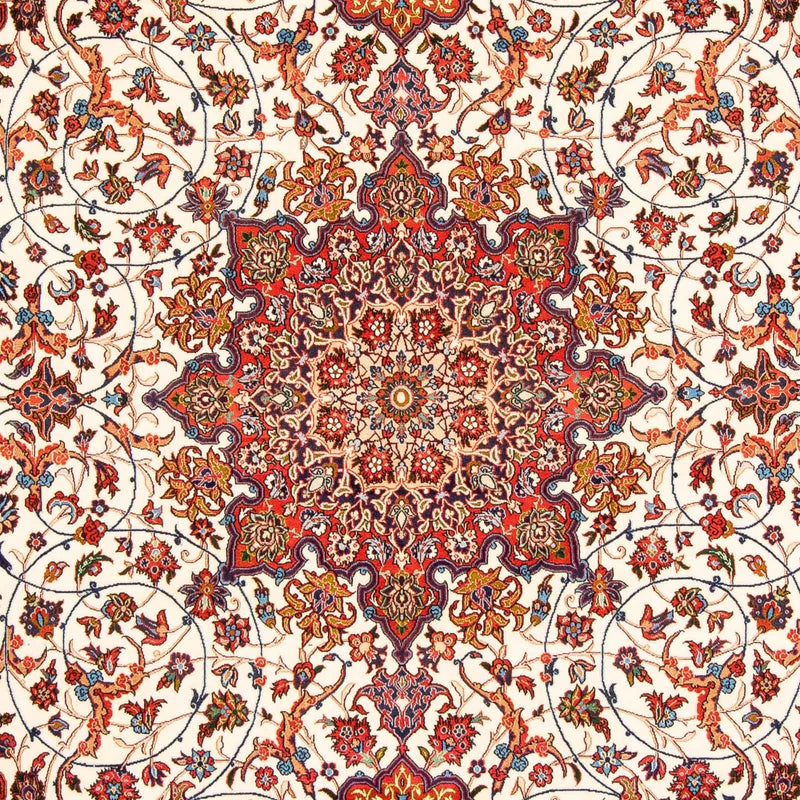 Tappeto Persero - Isfahan - Premio - 310 x 208 cm - rosso