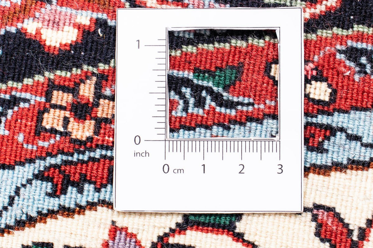 Tappeto Persero - Bidjar rotondo  - 150 x 150 cm - rosso scuro