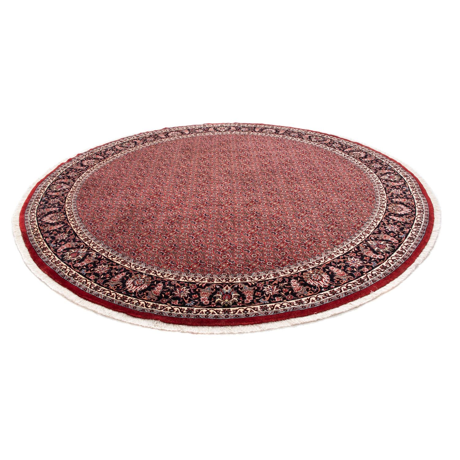Tappeto Persero - Bidjar rotondo  - 250 x 250 cm - rosso scuro