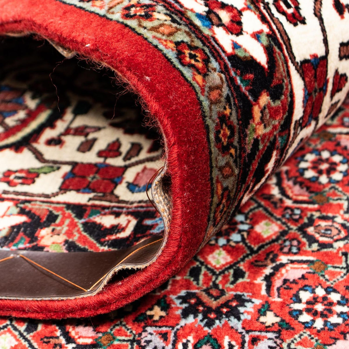 Tappeto Persero - Bidjar - 398 x 299 cm - rosso scuro