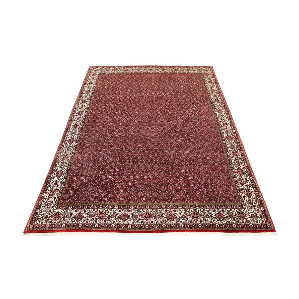Tappeto Persero - Bidjar - 398 x 299 cm - rosso scuro