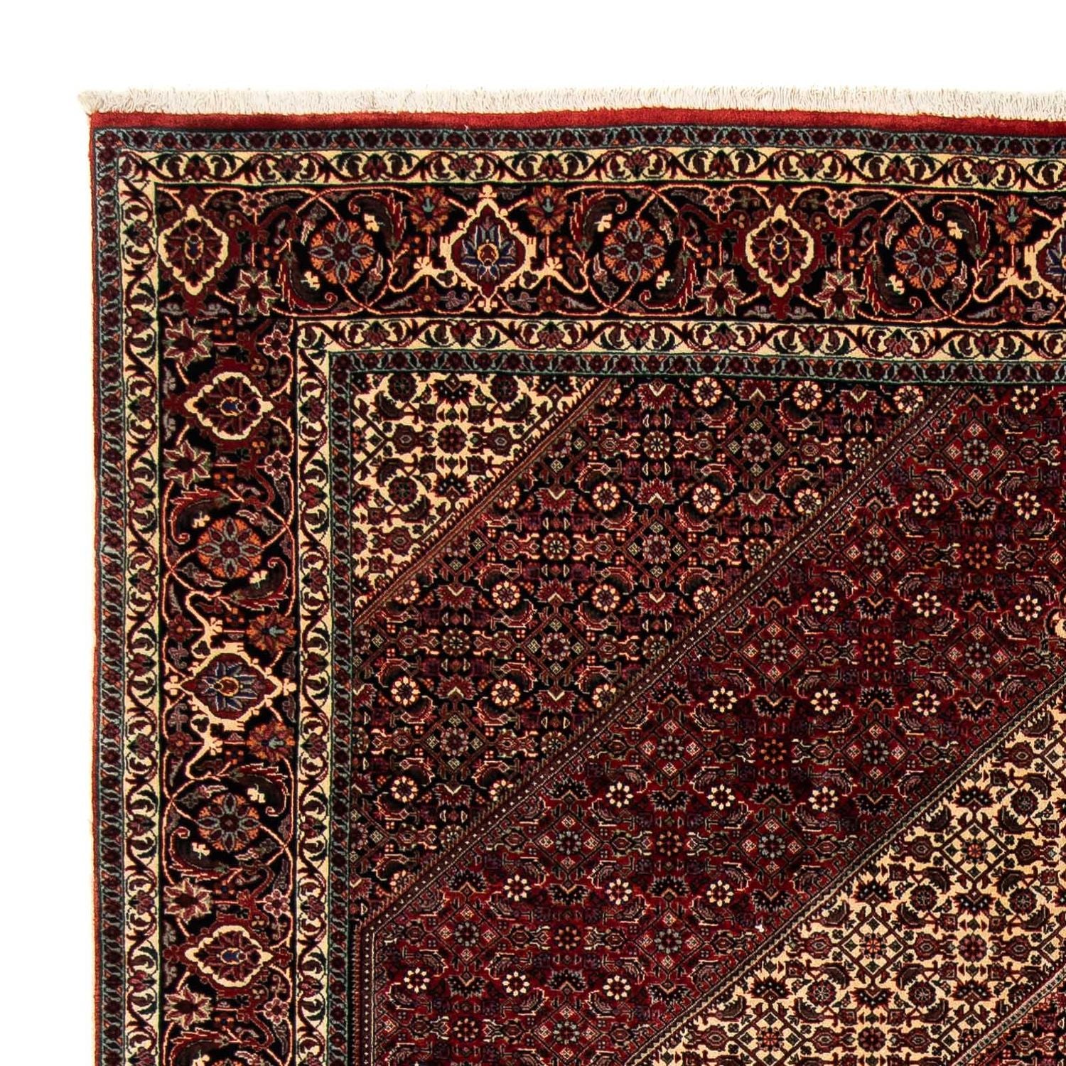 Tappeto Persero - Bidjar - 238 x 196 cm - rosso scuro