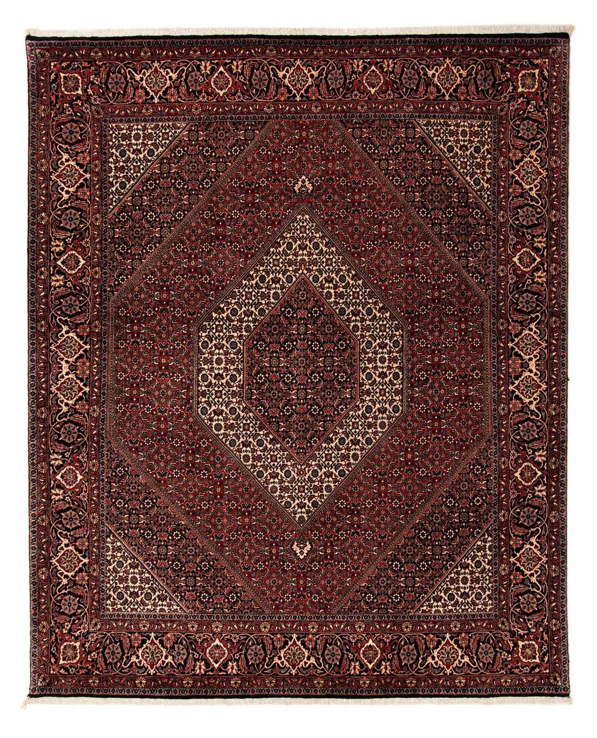 Tappeto Persero - Bidjar - 249 x 200 cm - rosso scuro