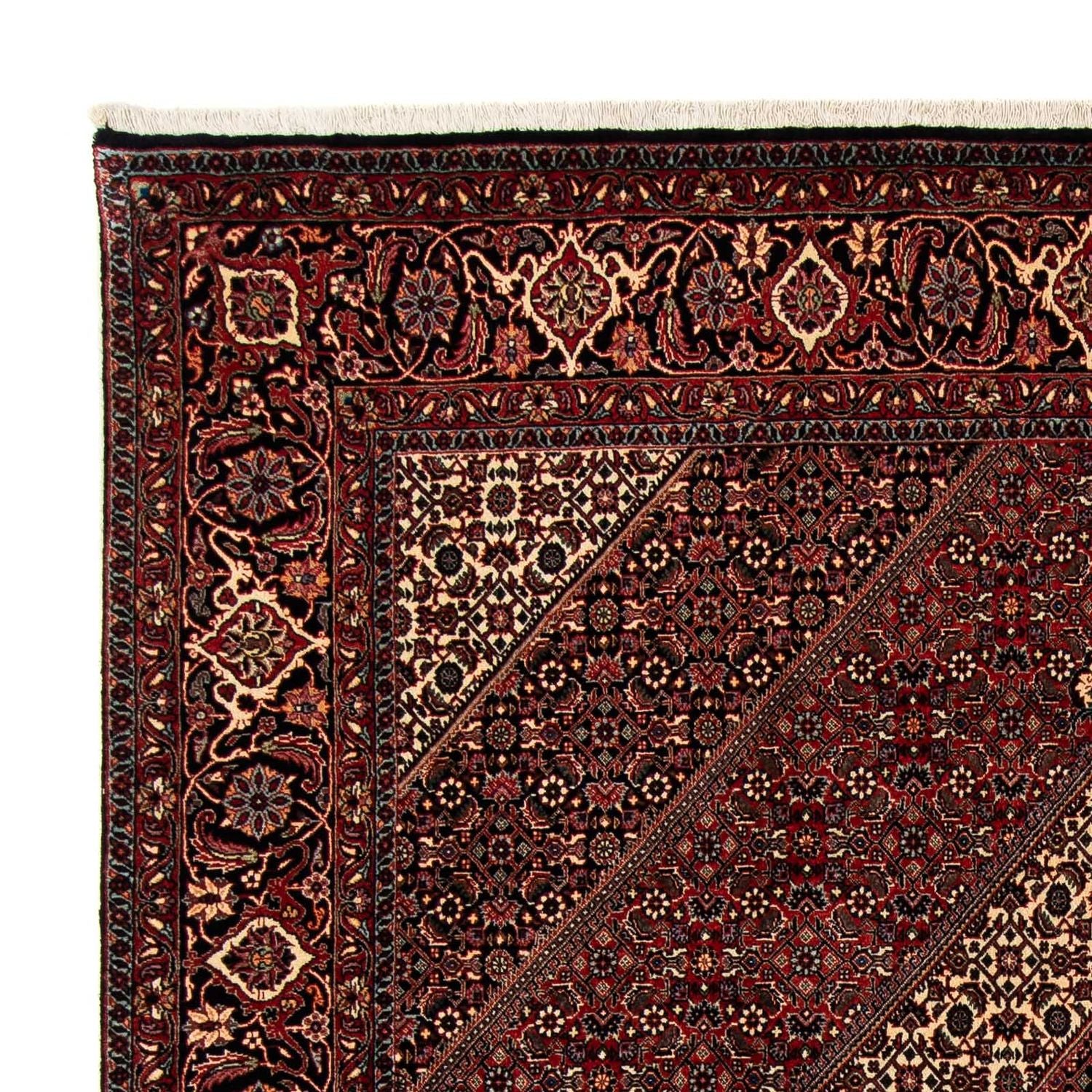 Tappeto Persero - Bidjar - 249 x 200 cm - rosso scuro