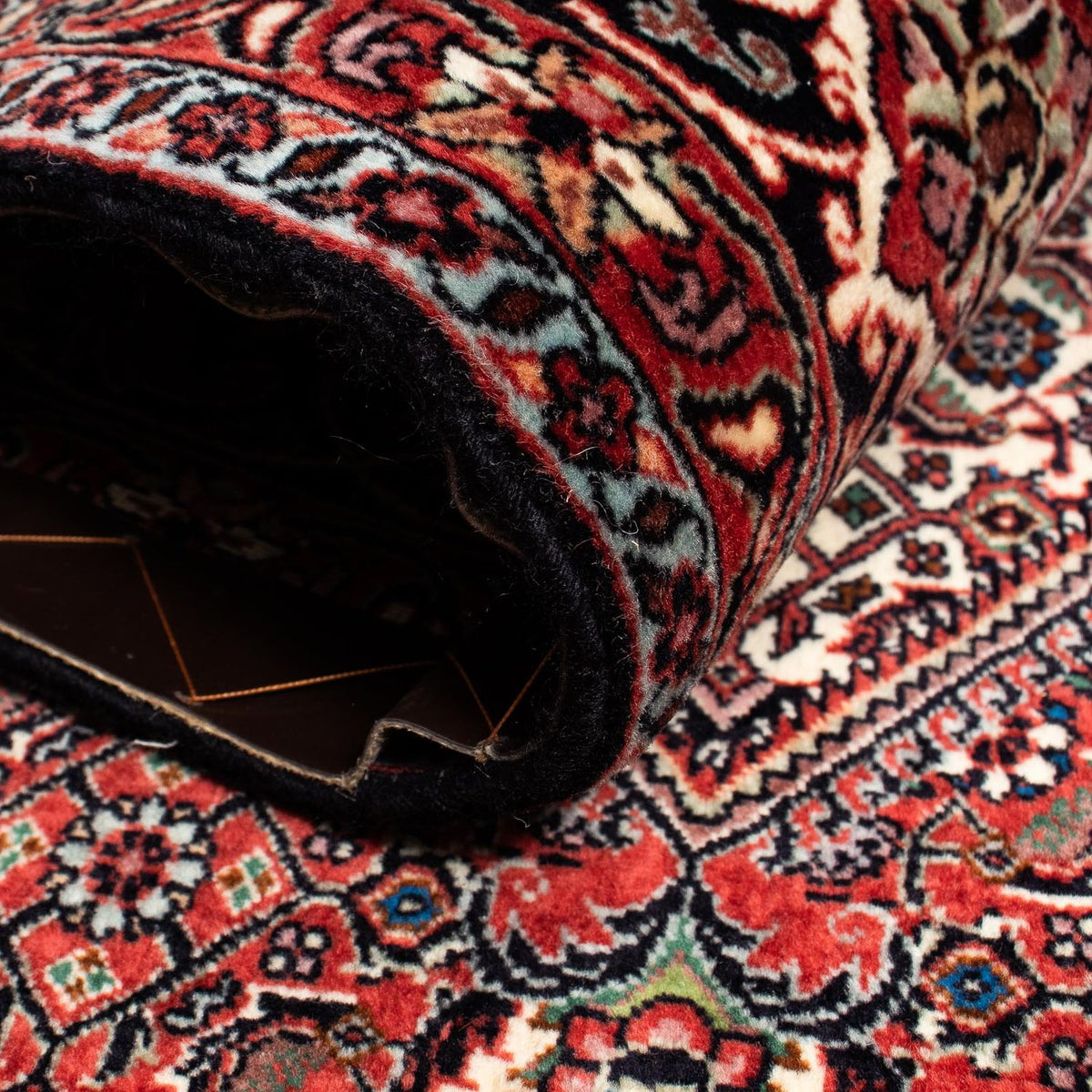 Tappeto Persero - Bidjar - 249 x 200 cm - rosso scuro