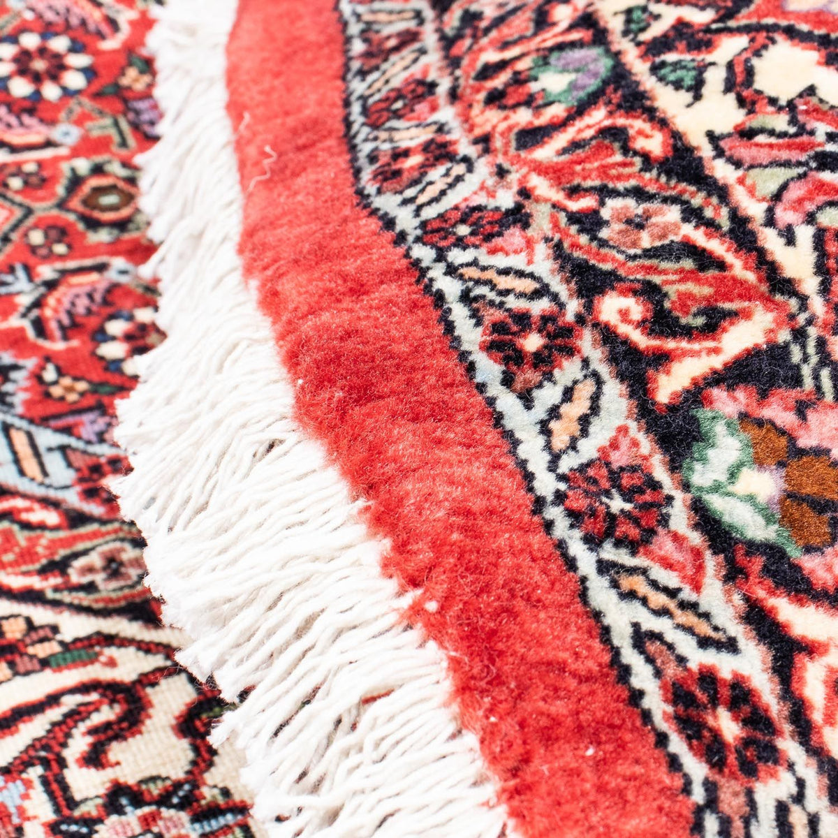 Tappeto Persero - Bidjar rotondo  - 205 x 205 cm - rosso scuro