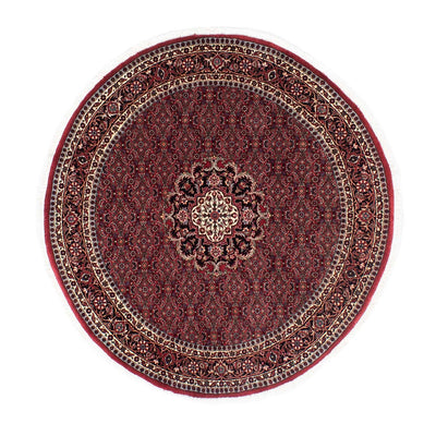 Tappeto Persero - Bidjar rotondo  - 154 x 154 cm - rosso scuro