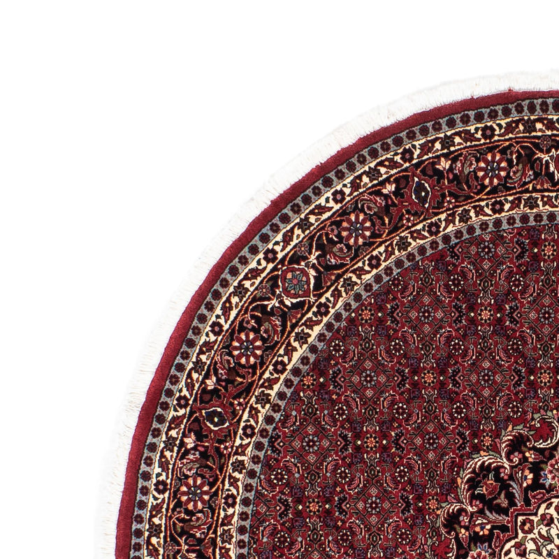 Tappeto Persero - Bidjar rotondo  - 154 x 154 cm - rosso scuro