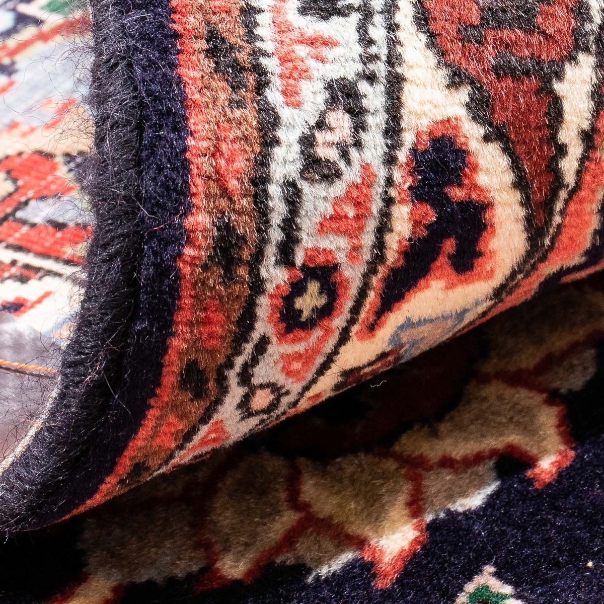 Tappeto Persero - Bidjar - 248 x 150 cm - blu scuro