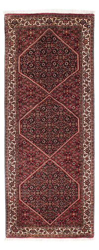Tappeto corsia Tappeto Persero - Bidjar - 198 x 74 cm - rosso scuro