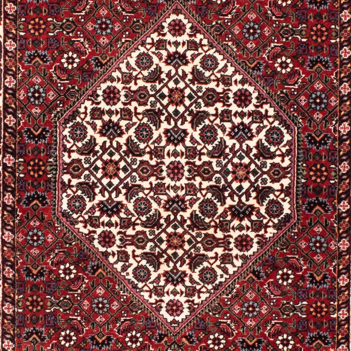 Tappeto corsia Tappeto Persero - Bidjar - 202 x 73 cm - rosso scuro