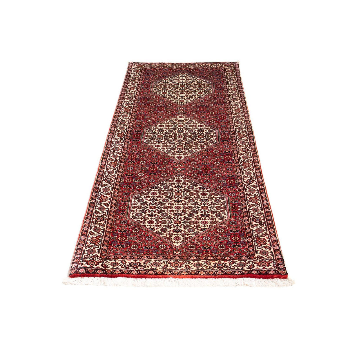 Tappeto corsia Tappeto Persero - Bidjar - 202 x 73 cm - rosso scuro