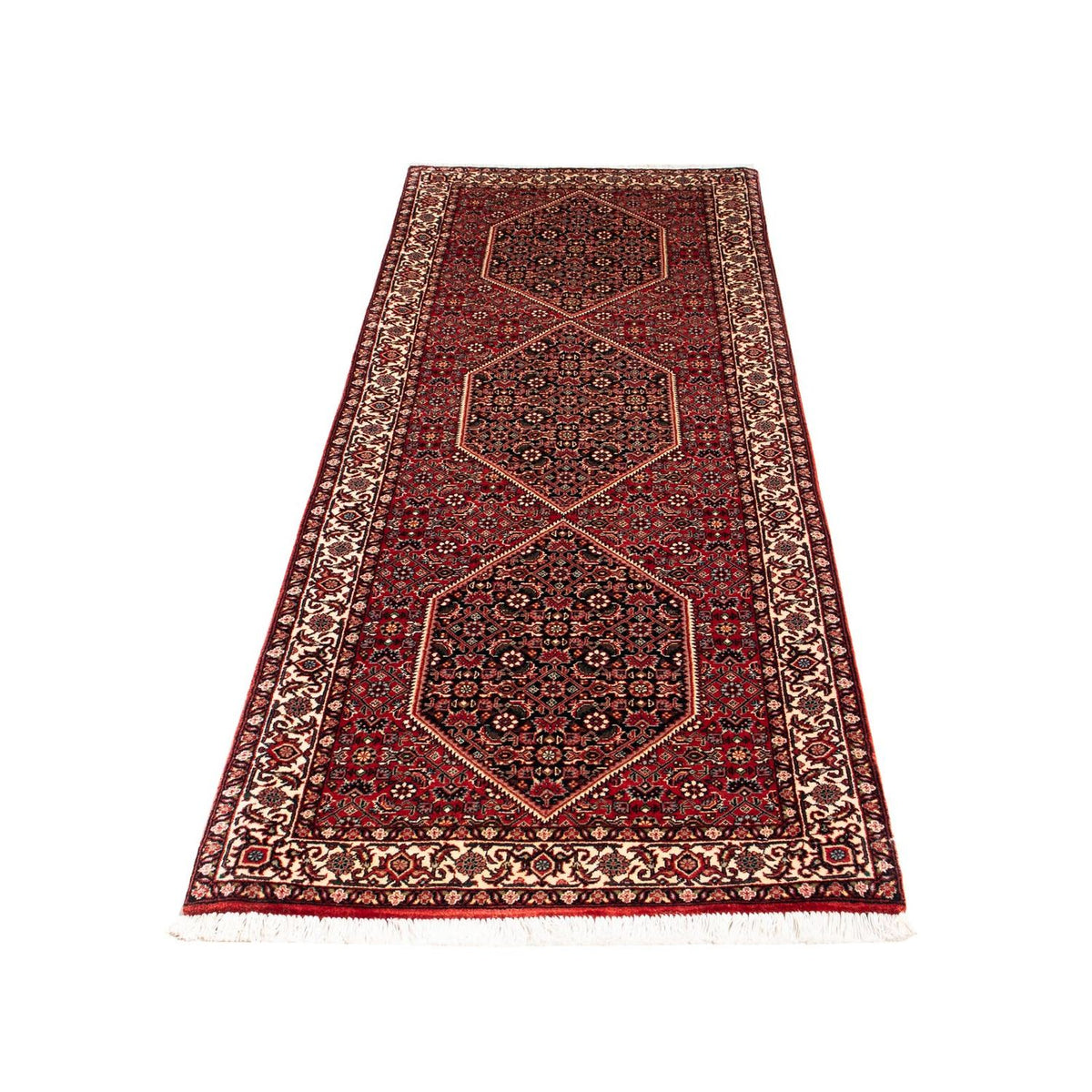 Tappeto corsia Tappeto Persero - Bidjar - 203 x 73 cm - rosso scuro