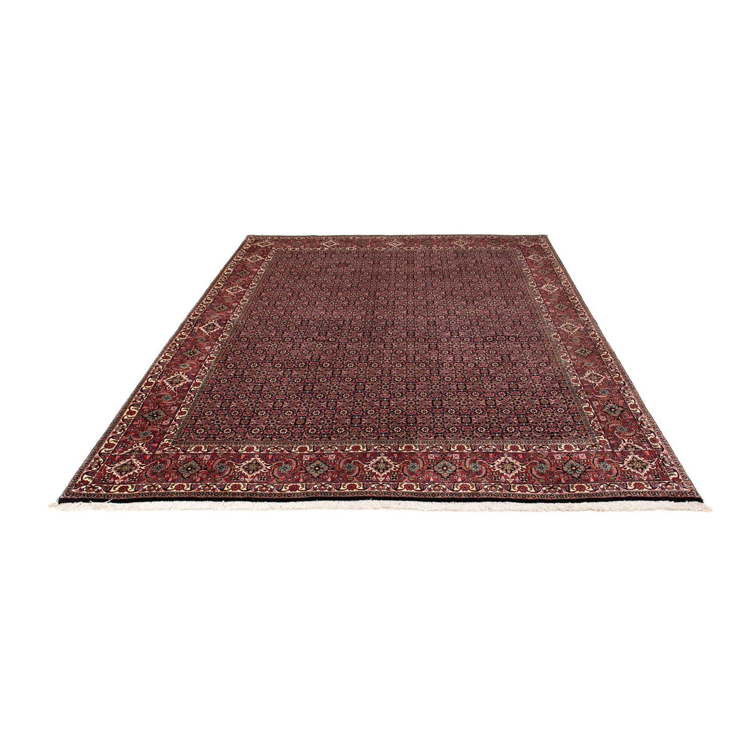 Tappeto Persero - Bidjar - 248 x 198 cm - rosso scuro