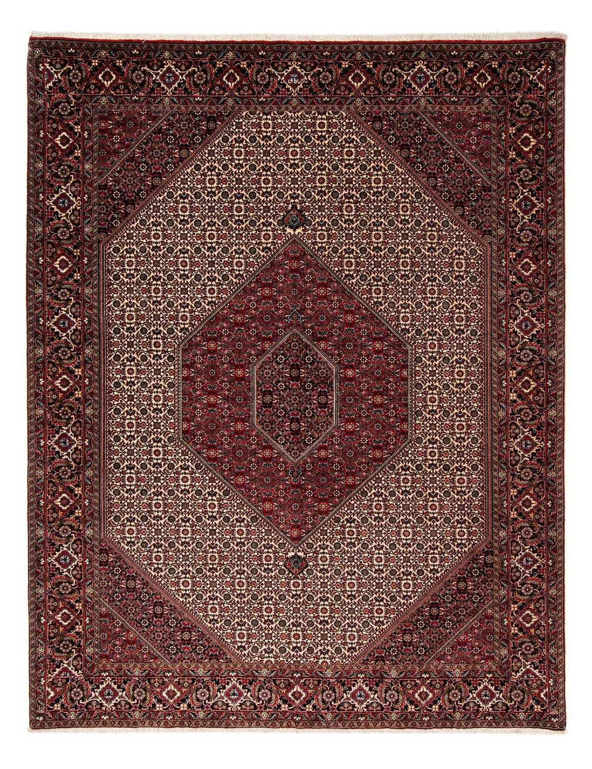 Tappeto Persero - Bidjar - 262 x 205 cm - rosso scuro