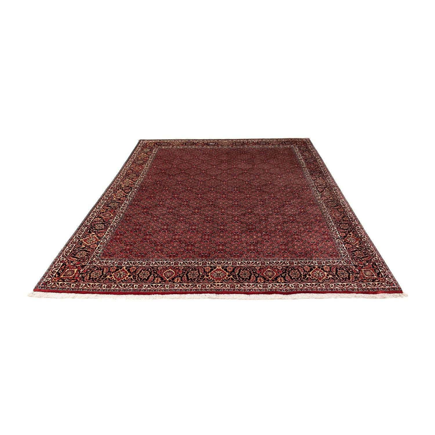 Tappeto Persero - Bidjar - 246 x 200 cm - rosso scuro