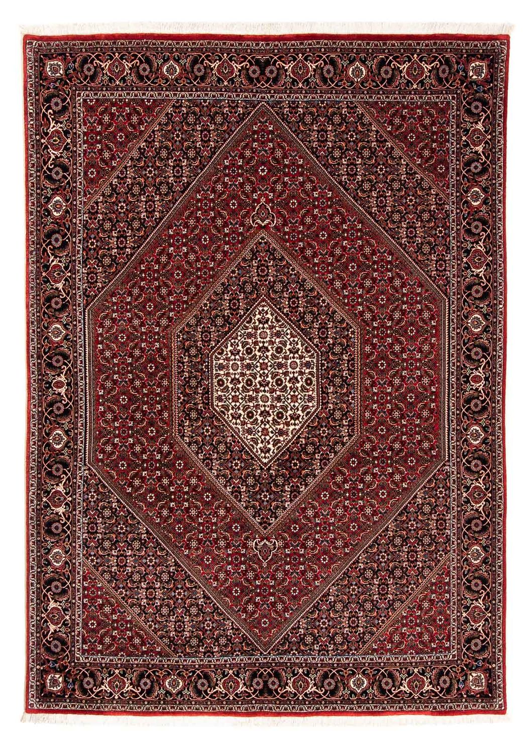 Tappeto Persero - Bidjar - 238 x 165 cm - rosso scuro