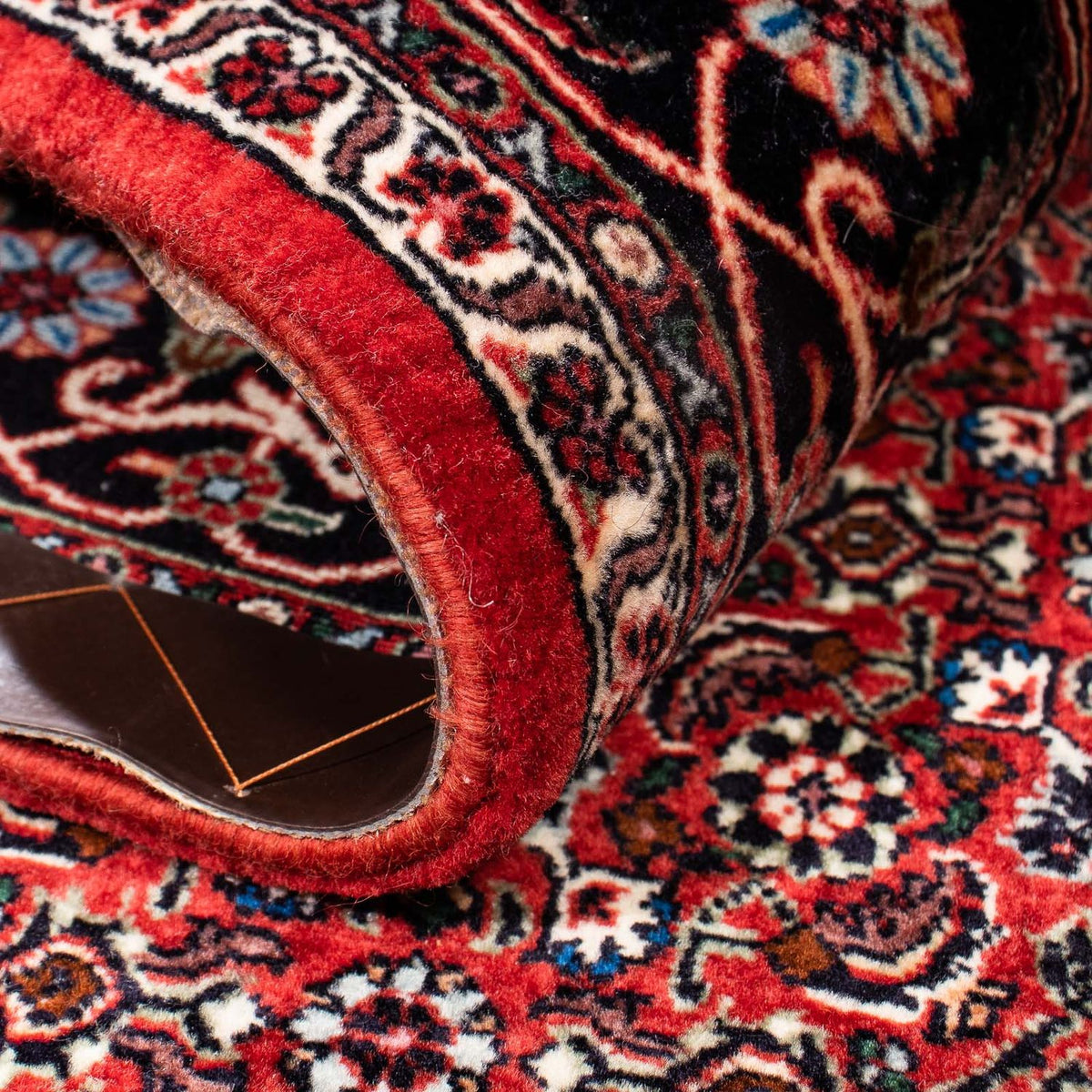 Tappeto Persero - Bidjar - 238 x 165 cm - rosso scuro