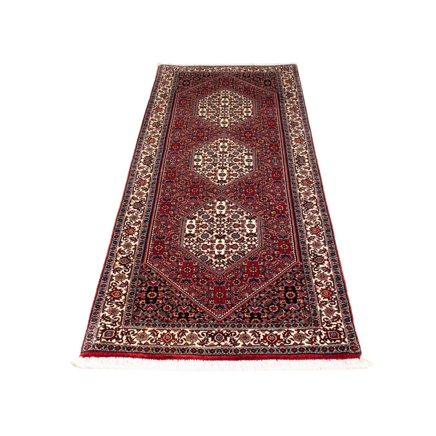 Tappeto corsia Tappeto Persero - Bidjar - 210 x 73 cm - rosso scuro
