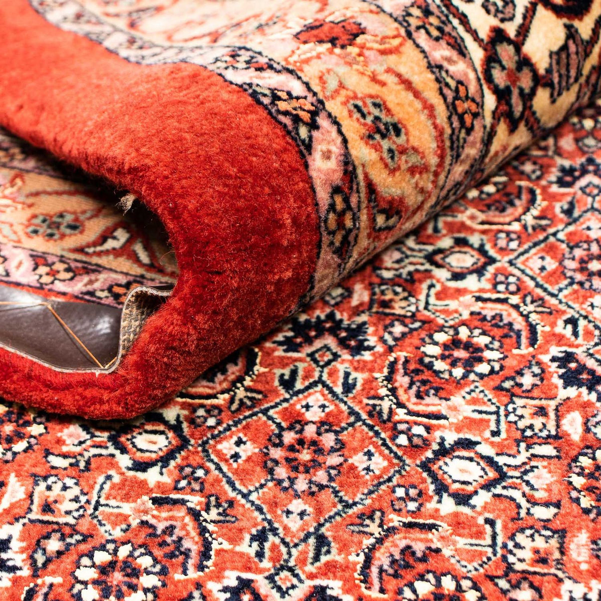 Tappeto Persero - Bidjar - 384 x 300 cm - rosso scuro