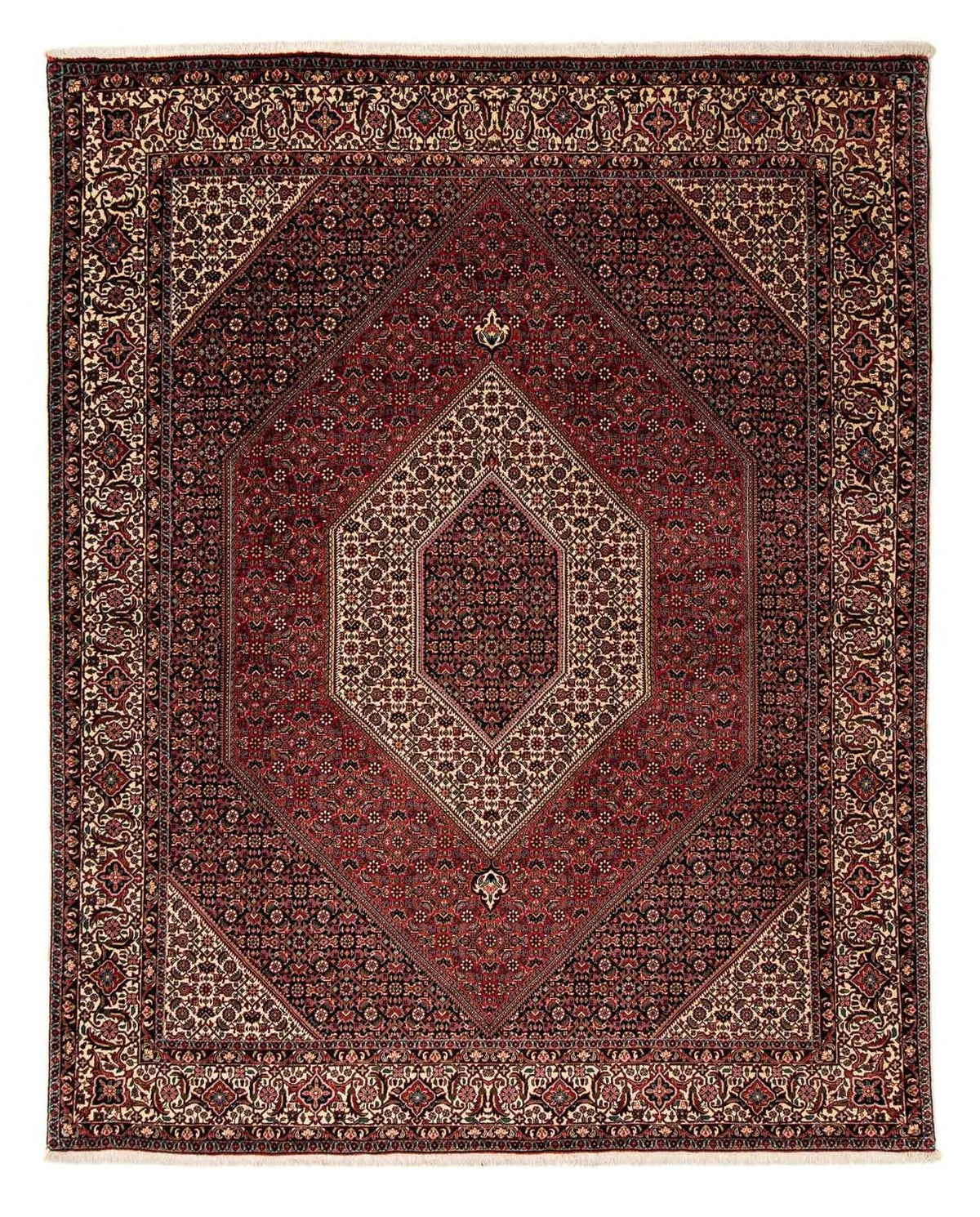 Tappeto Persero - Bidjar - 251 x 202 cm - rosso scuro
