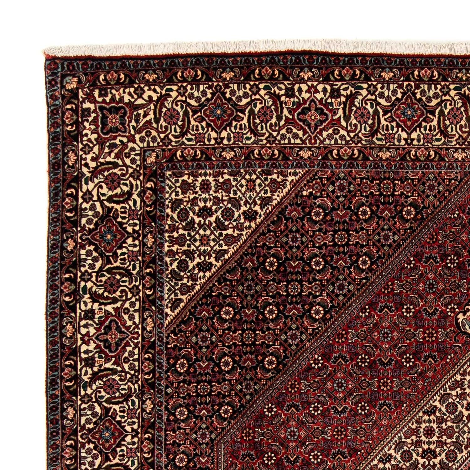 Tappeto Persero - Bidjar - 251 x 202 cm - rosso scuro