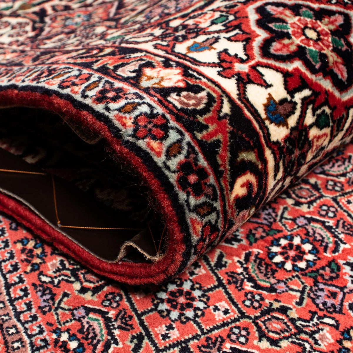 Tappeto Persero - Bidjar - 251 x 202 cm - rosso scuro