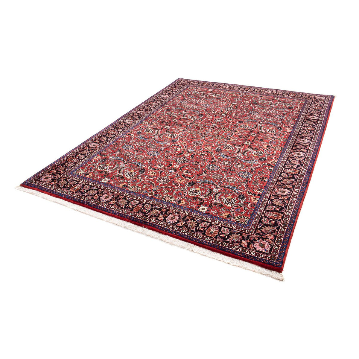 Tappeto Persero - Bidjar - 242 x 175 cm - rosso scuro