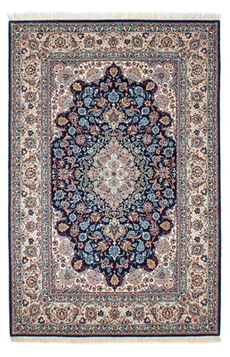 Tappeto Persero - Isfahan - Premio - 226 x 149 cm - blu scuro