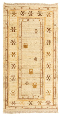 Tappeto Gabbeh - Persero - 142 x 73 cm - beige