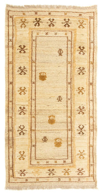 Tappeto Gabbeh - Persero - 142 x 73 cm - beige