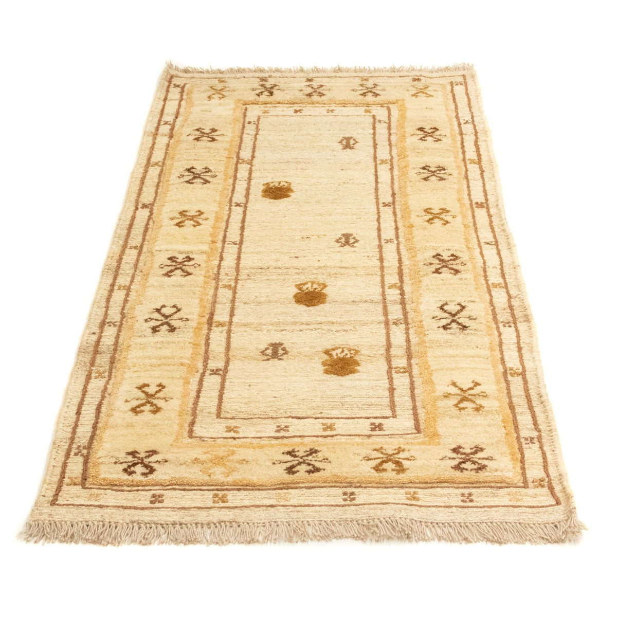 Tappeto Gabbeh - Persero - 142 x 73 cm - beige