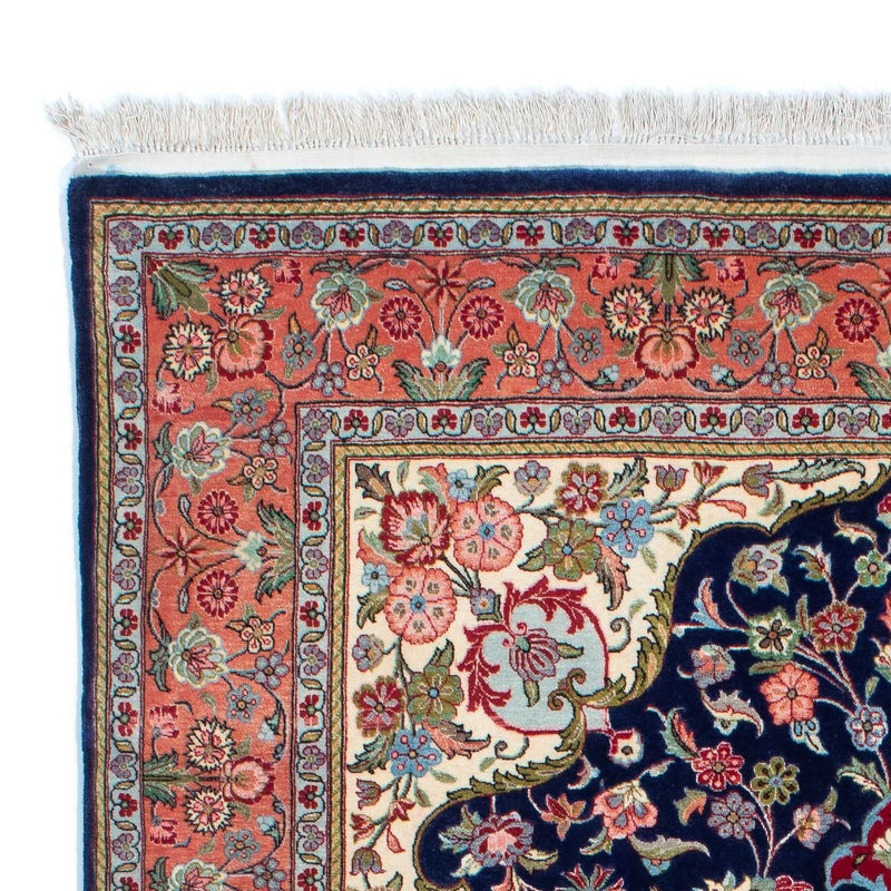 Tappeto Persero - Ghom - 215 x 139 cm - blu scuro