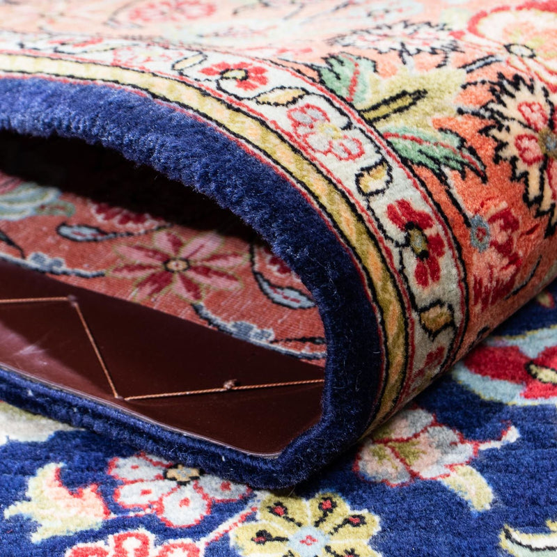 Tappeto Persero - Ghom - 215 x 139 cm - blu scuro