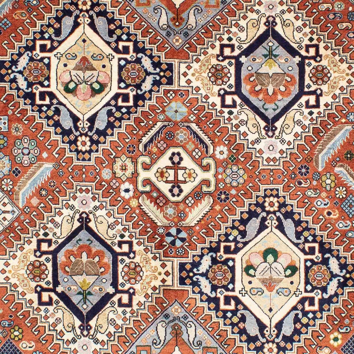 Tappeto Gabbeh - Kashkuli Persero - 253 x 176 cm - multicolore