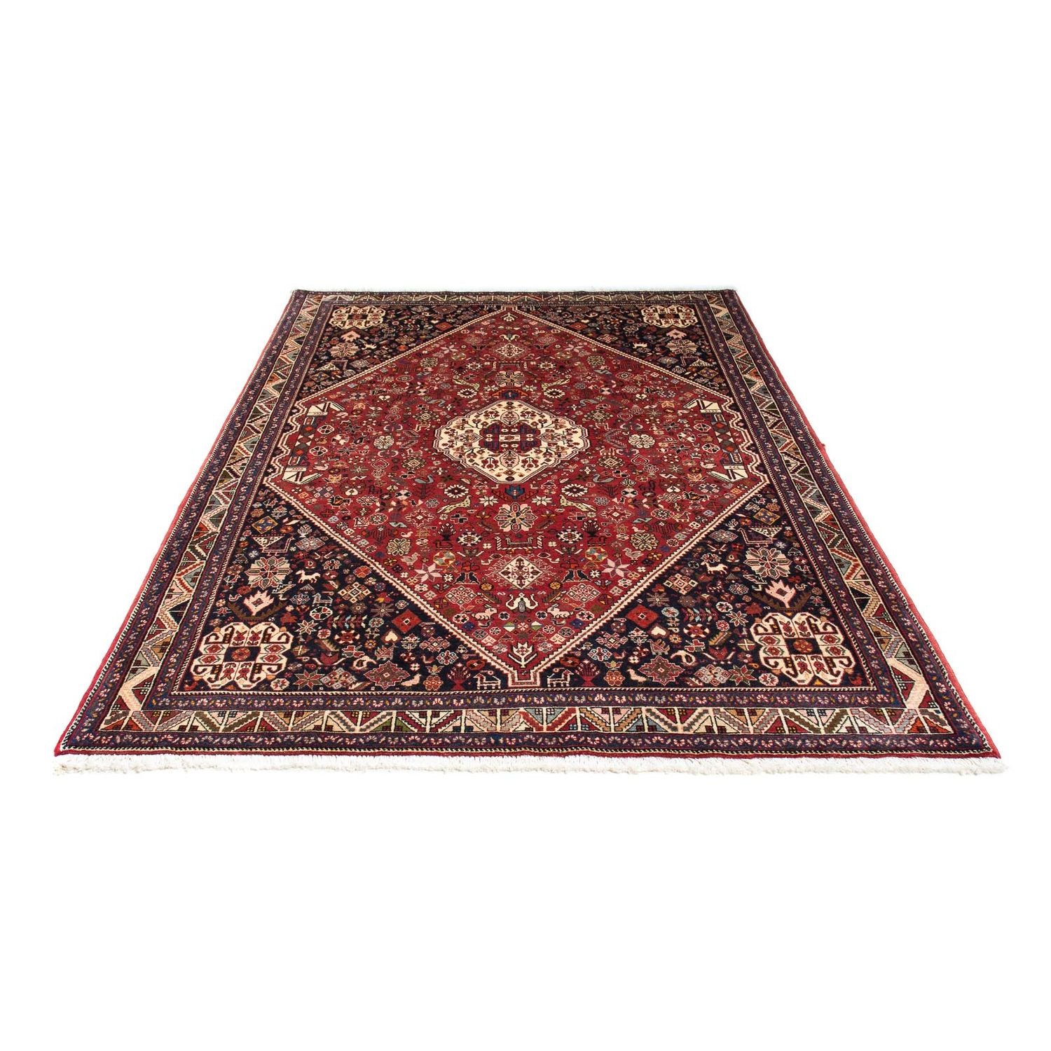 Tappeto Gabbeh - Kashkuli Persero - 247 x 157 cm - rosso scuro