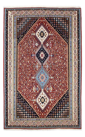 Tappeto Gabbeh - Kashkuli Persero - 225 x 139 cm - rosso scuro