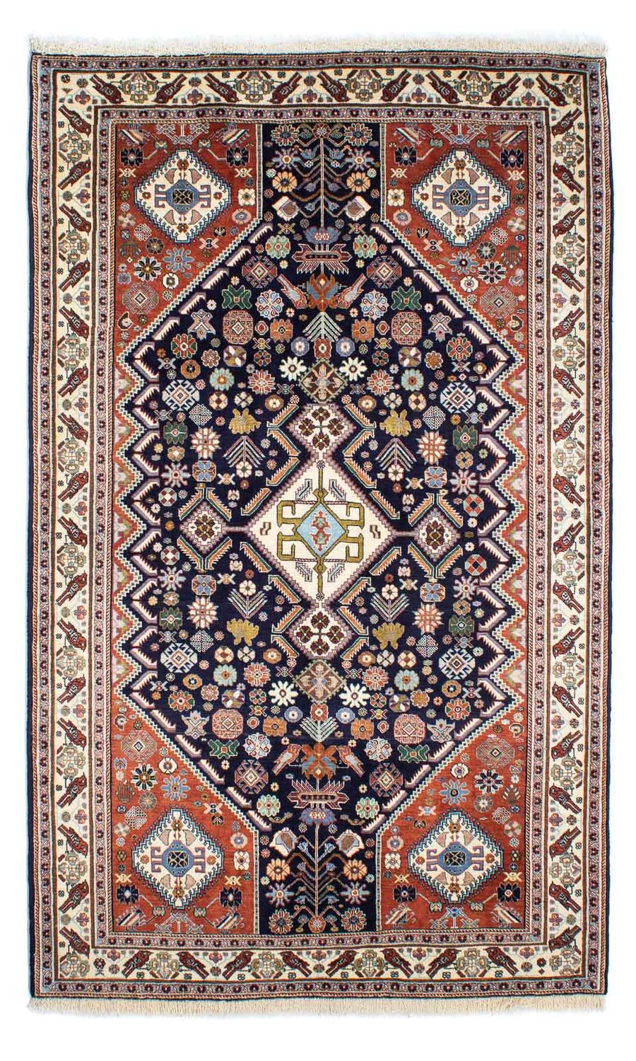Tappeto Gabbeh - Kashkuli Persero - 250 x 152 cm - blu scuro