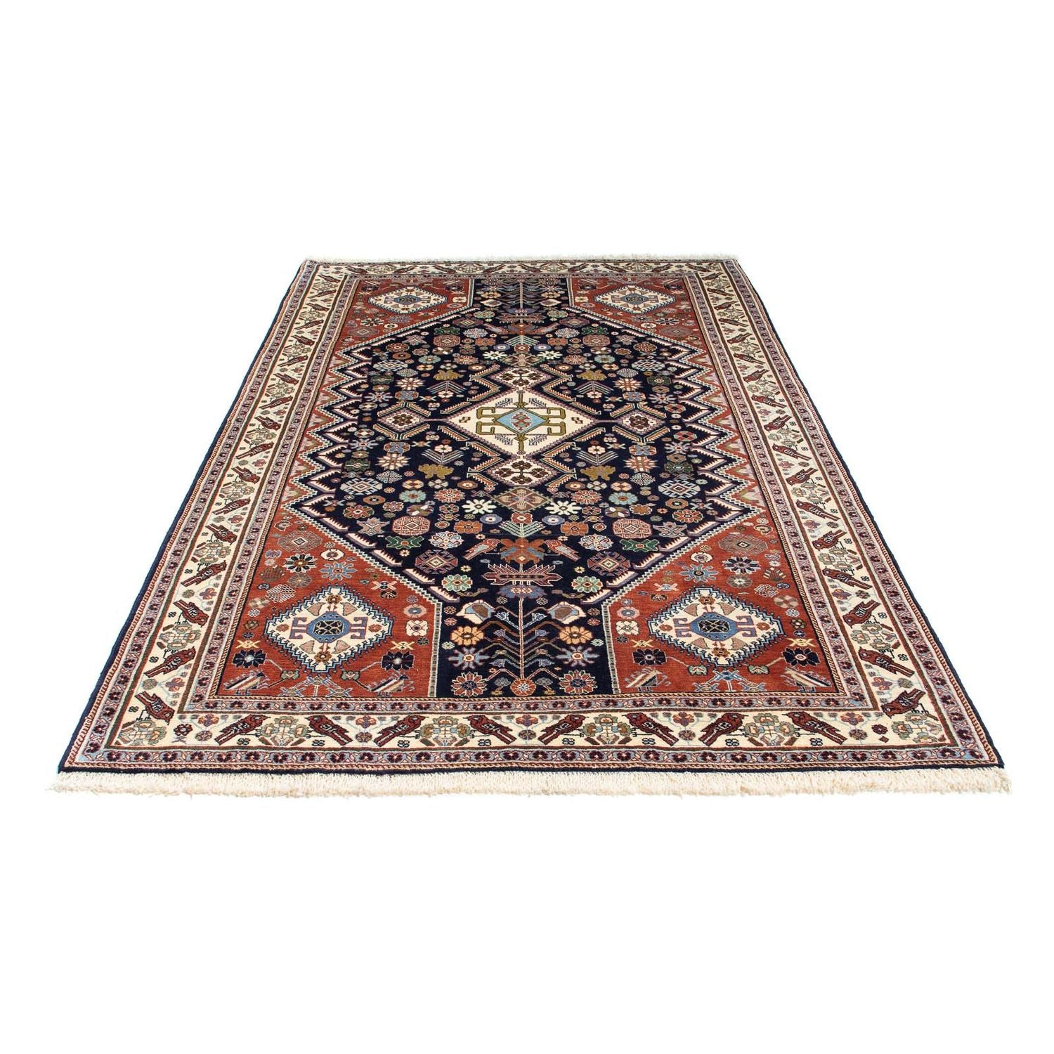 Tappeto Gabbeh - Kashkuli Persero - 250 x 152 cm - blu scuro