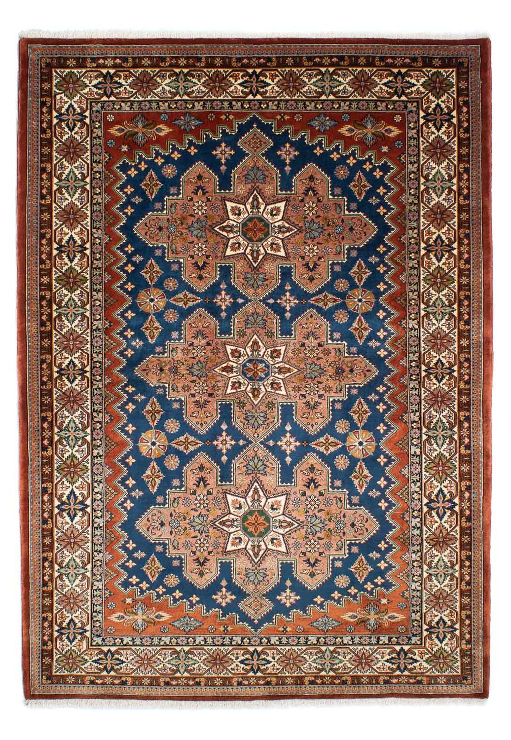 Tappeto Gabbeh - Kashkuli Persero - 242 x 173 cm - rosso scuro