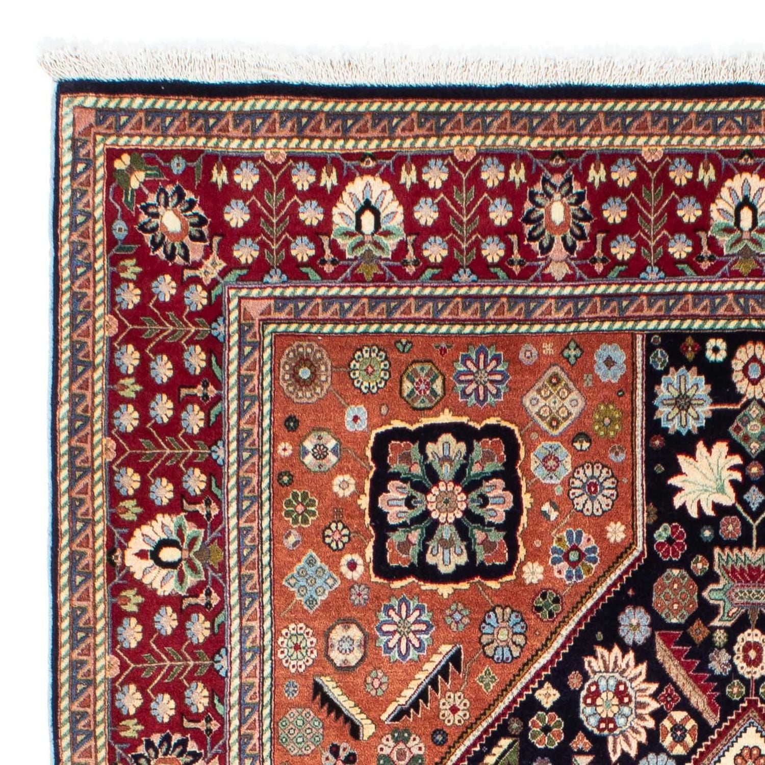 Tappeto Gabbeh - Kashkuli Persero - 213 x 141 cm - blu scuro