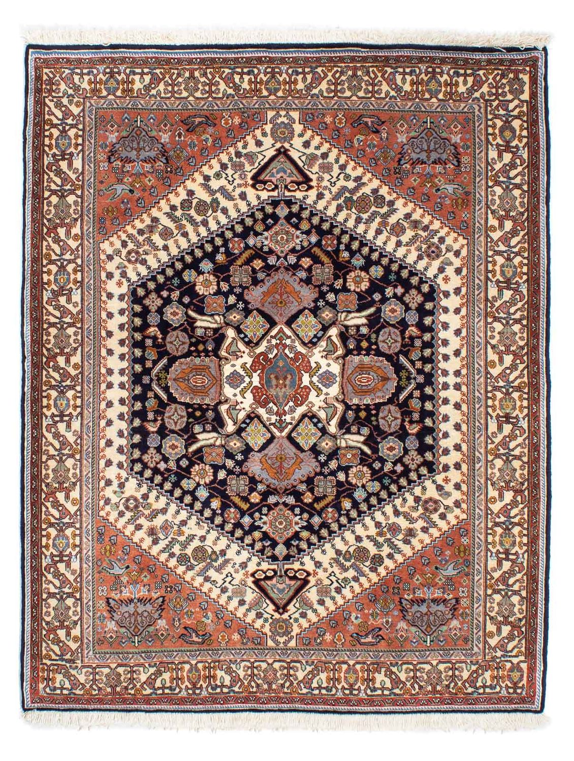 Tappeto Gabbeh - Kashkuli Persero - 180 x 145 cm - blu scuro