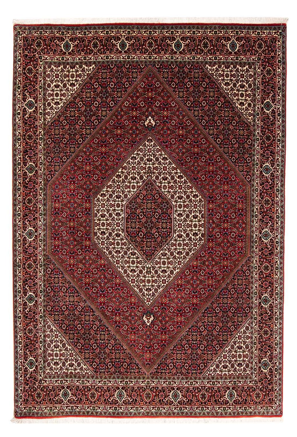 Tappeto Persero - Bidjar - 251 x 176 cm - rosso scuro