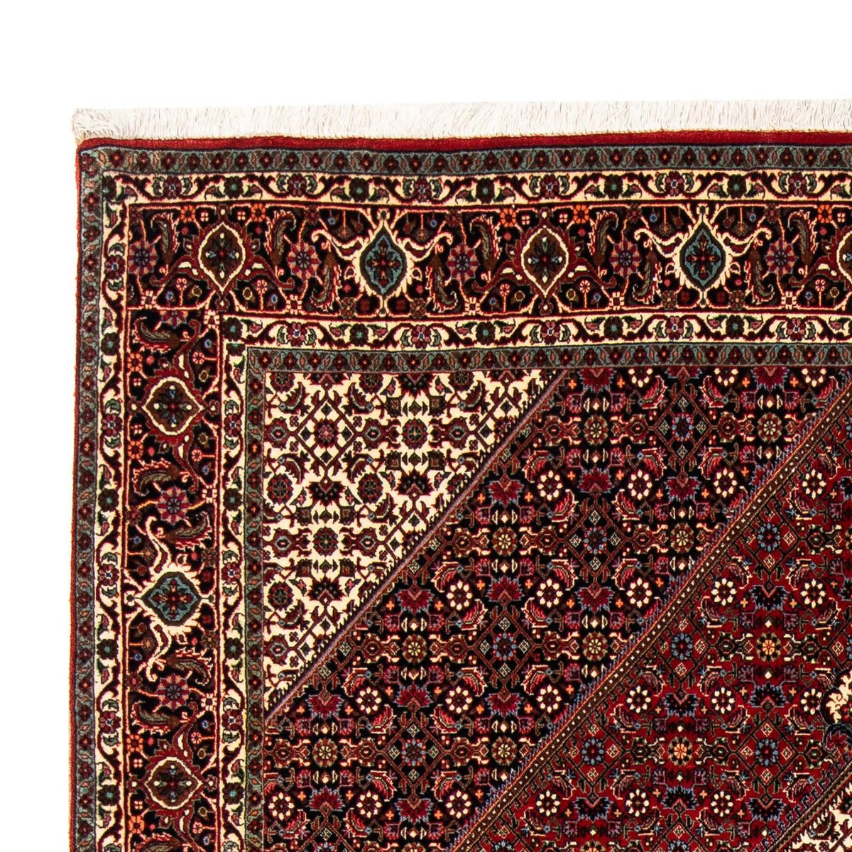 Tappeto Persero - Bidjar - 251 x 176 cm - rosso scuro