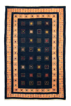 Tappeto Gabbeh - Loribaft Persero - 202 x 134 cm - blu scuro